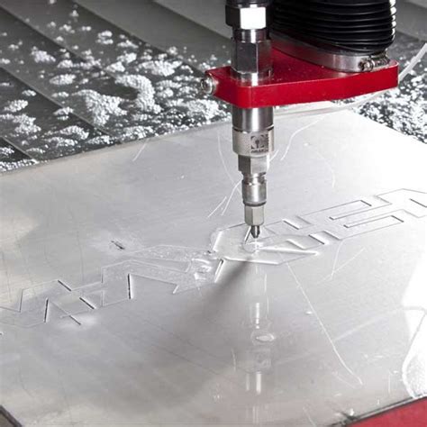 sheet metal fabrication water jet cutting|high pressure water cutting steel.